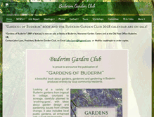Tablet Screenshot of buderimgardenclub.com